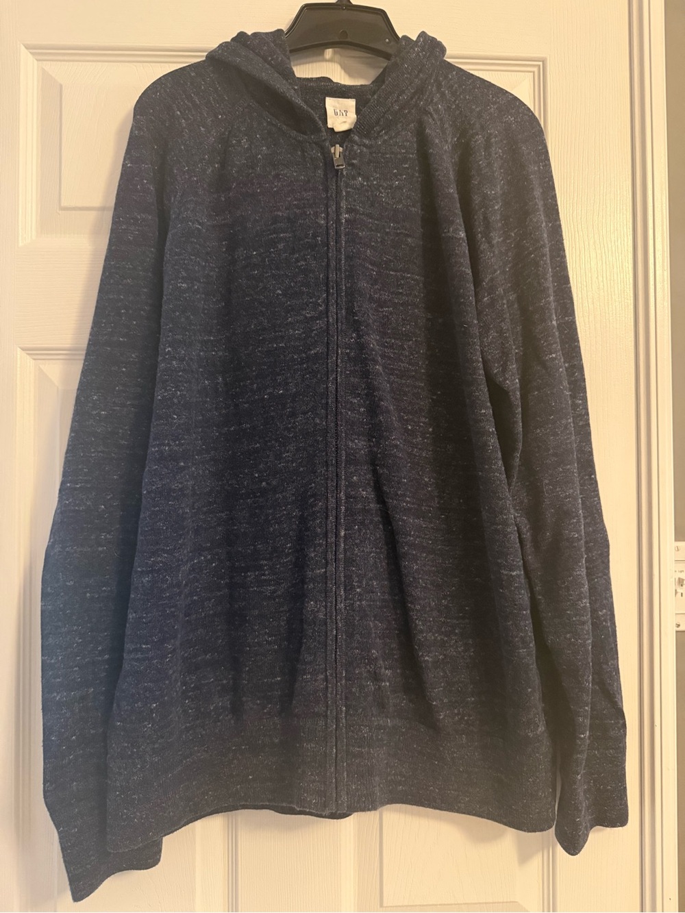 GAP Men’s Dark Navy Zip-Up Hoodie Sweater